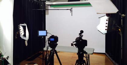 video studio shoot, video blog