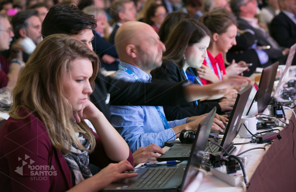 example of corporate event photography attendees at a conference Donna Santos Studio Toronto