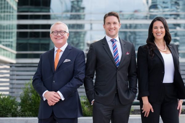 Corporate headshots team