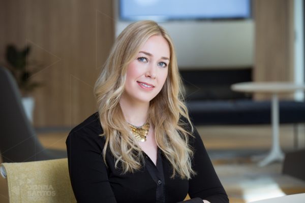 corporate team shot and environmental headshot