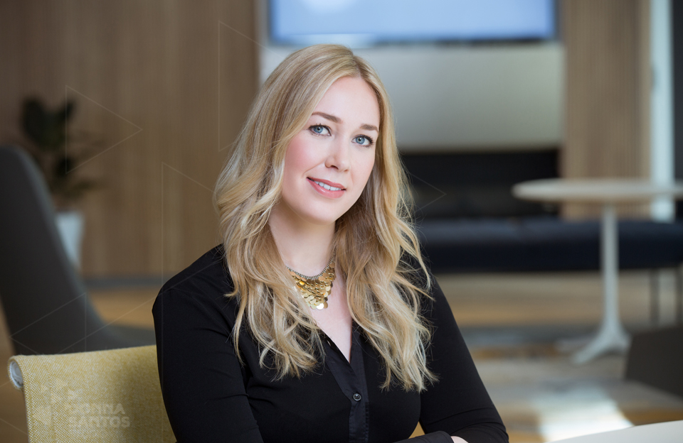 corporate team shot and environmental headshot